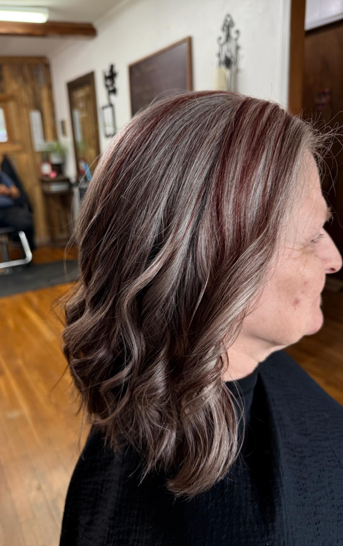 Grey blending highlights by Terri